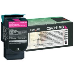 Lexmark C540H1MG High Yield Toner, Magenta Single Pack